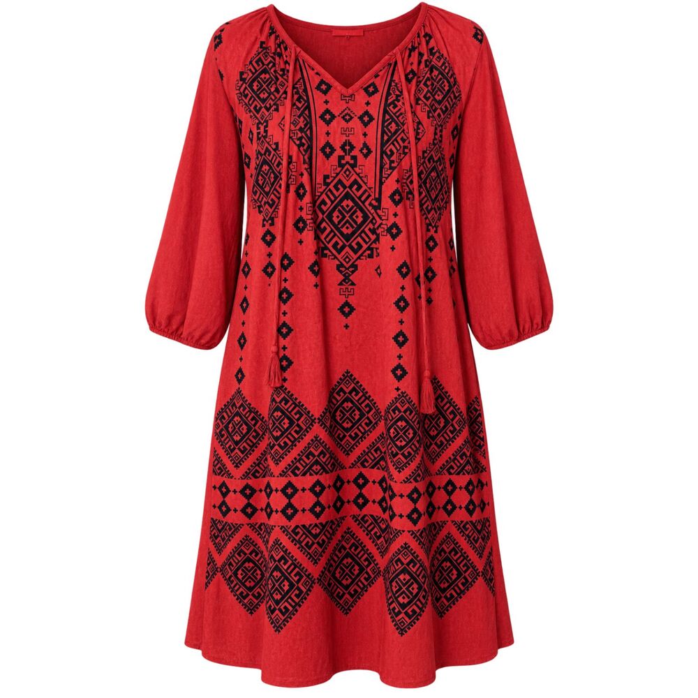 Expresso Suede Boho Western Folk Hippie Casual Everyday Photo Ready Dress Large